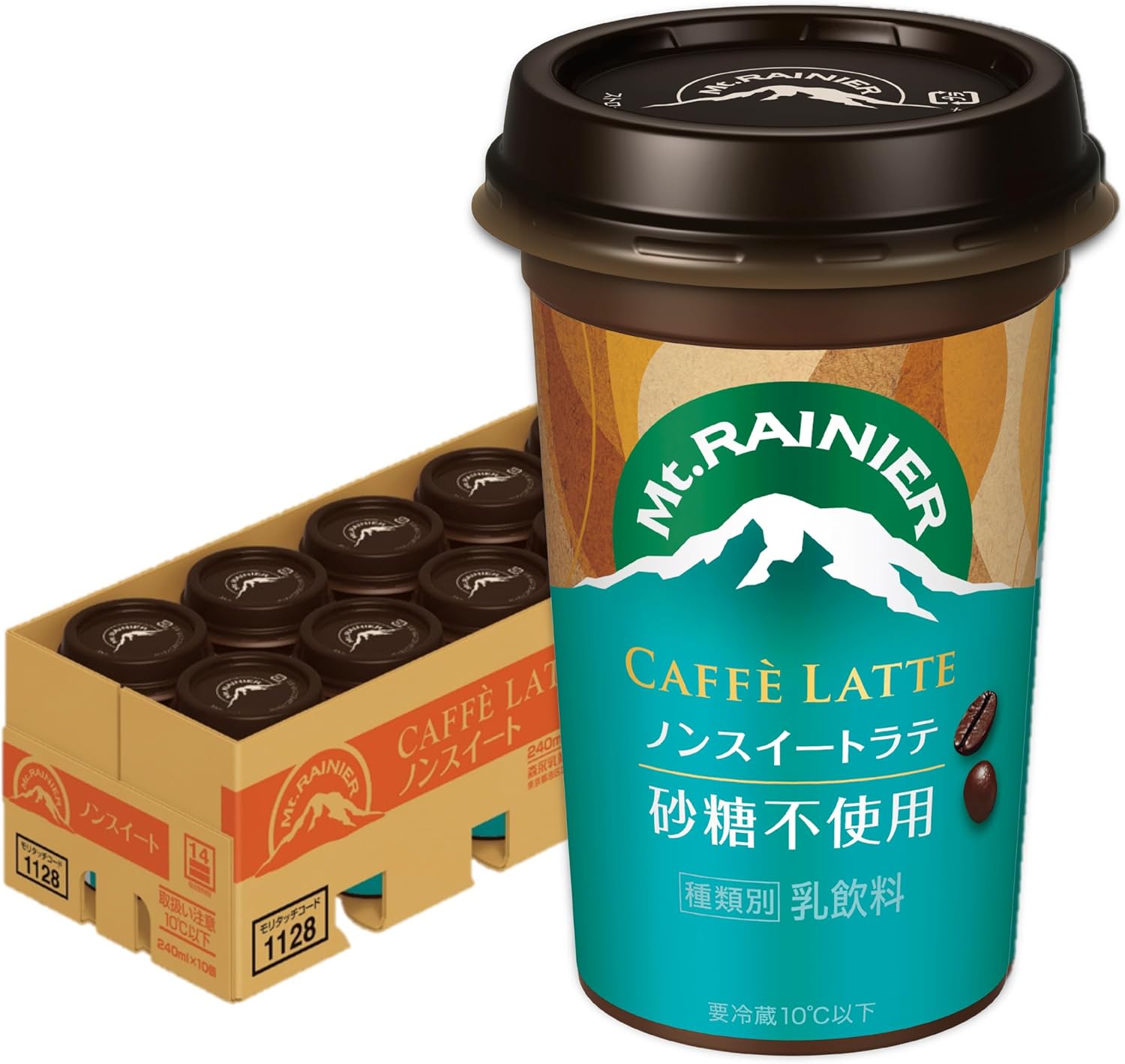 【1,661円(1本166円)】マウントレーニア カフェラテ ノンスイート 240ml 10本