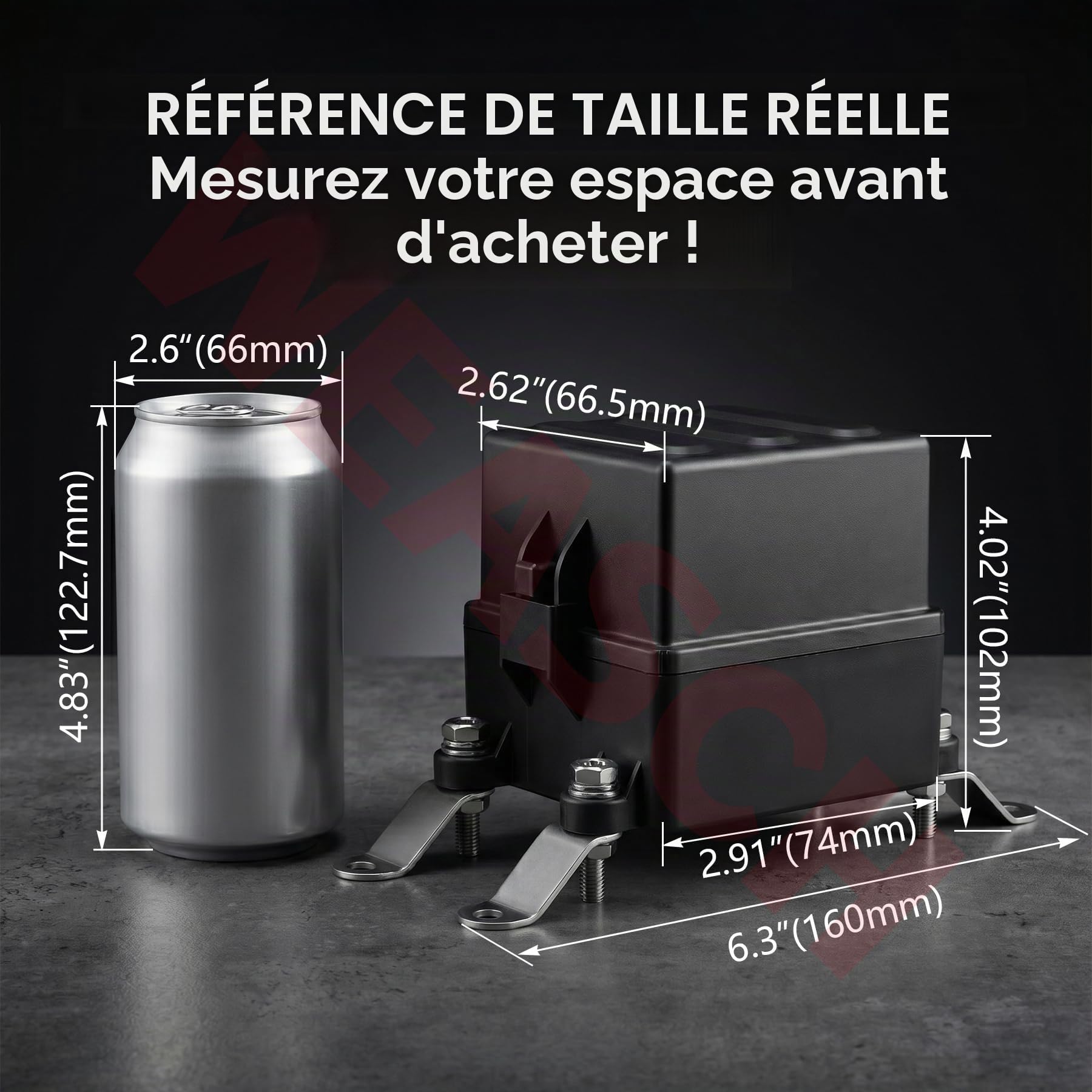 Boîtier de relais de fusible étanche précâblé 12 V 6 voies - 2 relais et 6 fusibles à lame ATC/ATO - Bloc relais 4 broches 40 A - Pour voiture, camion, bateau et Jeep