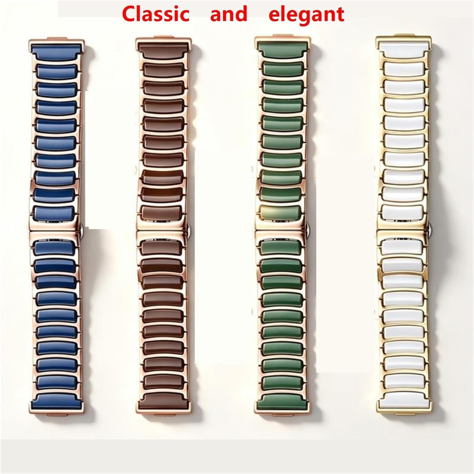Cinturino for orologio di ricambio in ceramica alla moda unisex 16 mm 18 mm classico durevole