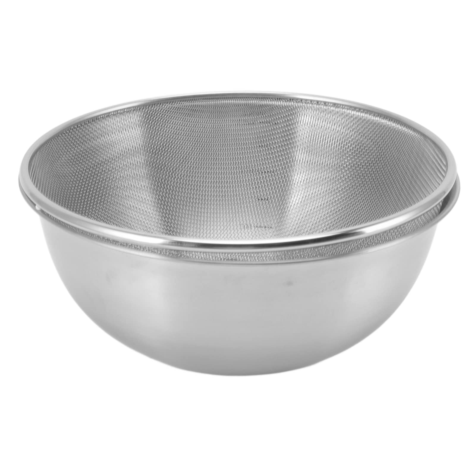 Colador de Acero Inoxidable, Colador de Colador para Cocina, Colador de Metal, Coladores de Malla Fina de Acero Inoxidable (Cuenco+Pantalla de malla)