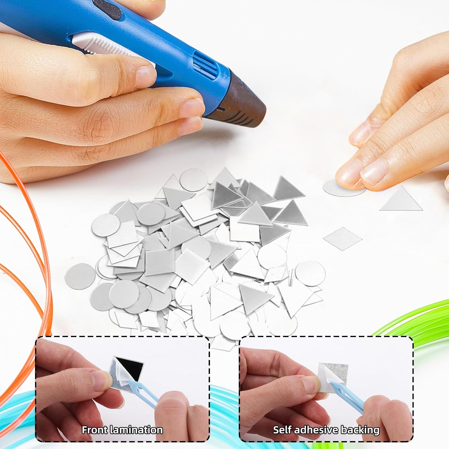 160Pcs Small Mirrors for Crafts,Self-Adhesive Mirror Pieces for Crafts,Acrylic Craft Mirror DIY Mirror Mosaic Tiles Pieces for Crafts Supplies Disco Ball Lamp Framing Wall Decoration - Image 3