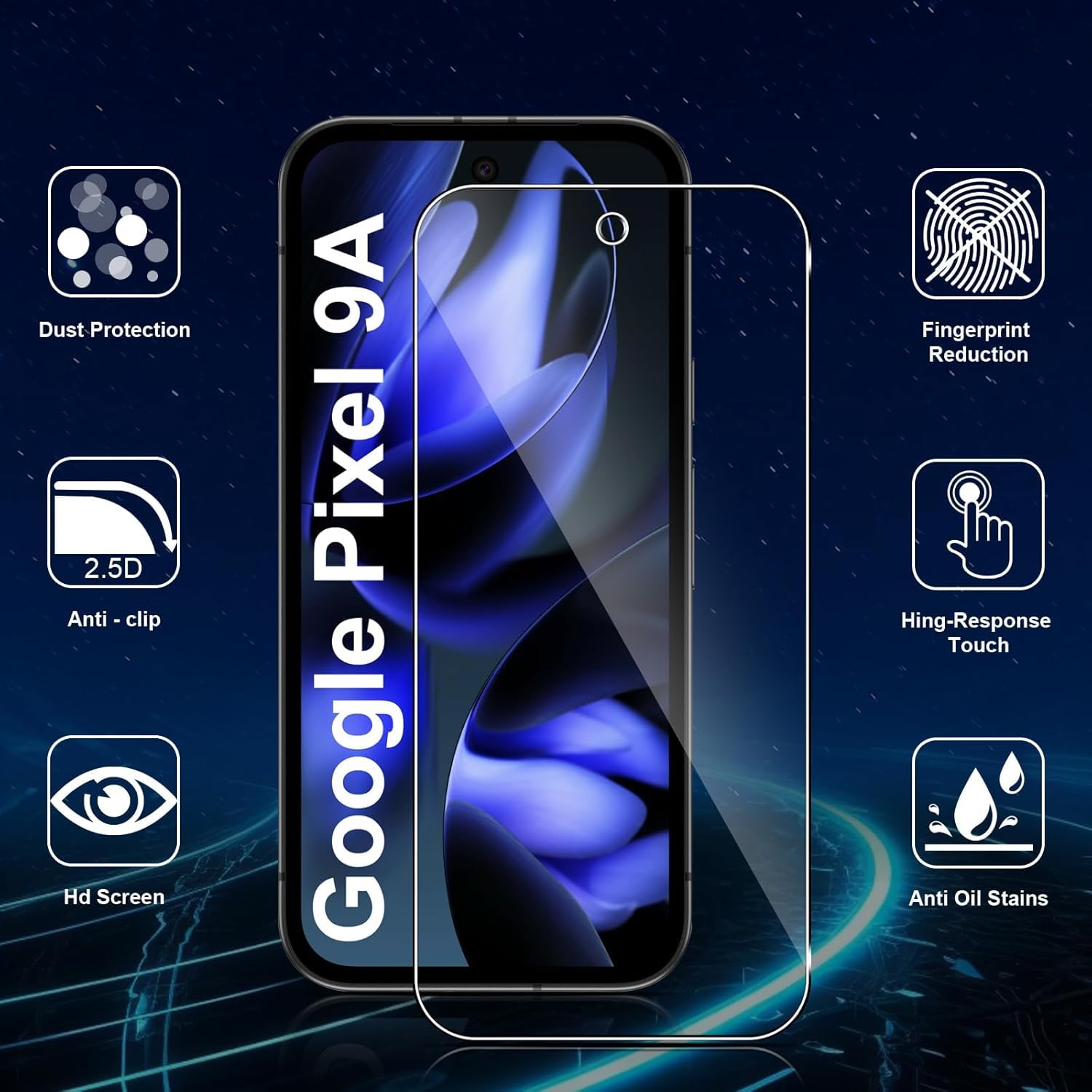 Mobilize Google Pixel 9a Verre Trempé Protection D'écran