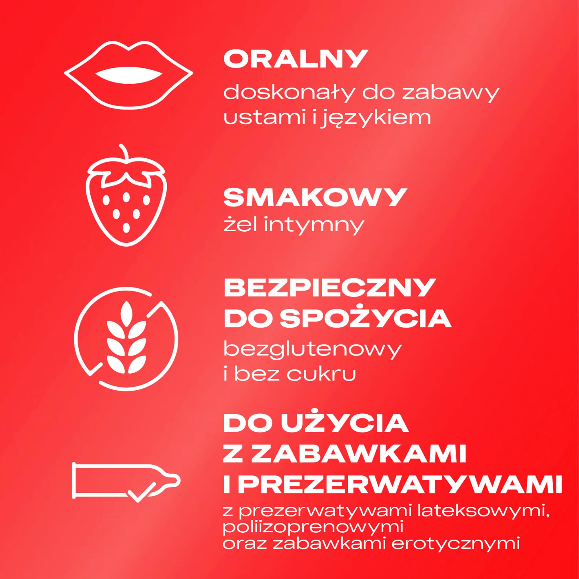 Durex Żel intymny truskawkowy o smaku i zapachu truskawki bez cukru 50 ml