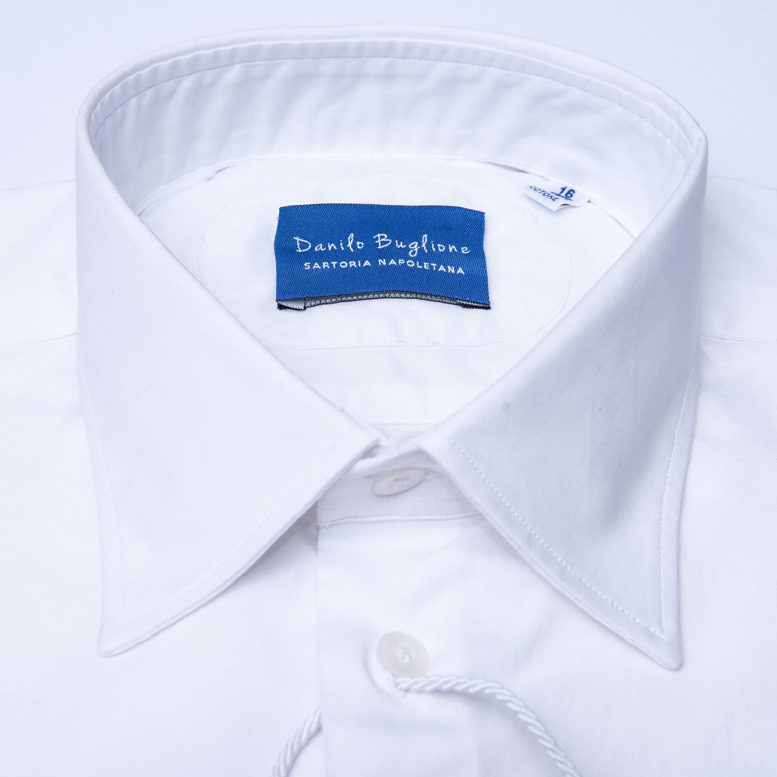 Camicia Uomo Collo Italiano in Cotone di qualità Superiore, Camicie da Uomo Custom Fit, Artigianale - Sartoria Napoletana
