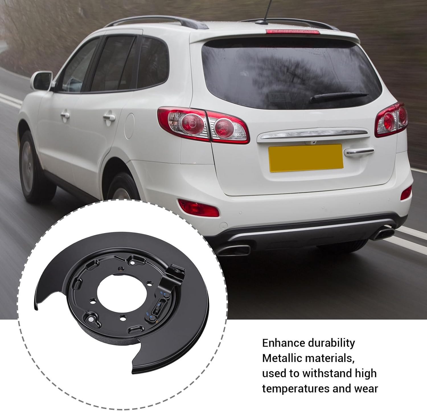 Rear Right Loaded Parking Brake Backing Plate Assembly, Automotive Replacement Drum Brake Backing Plates, Parking (Rear Right 58270-2P100，582702P100)