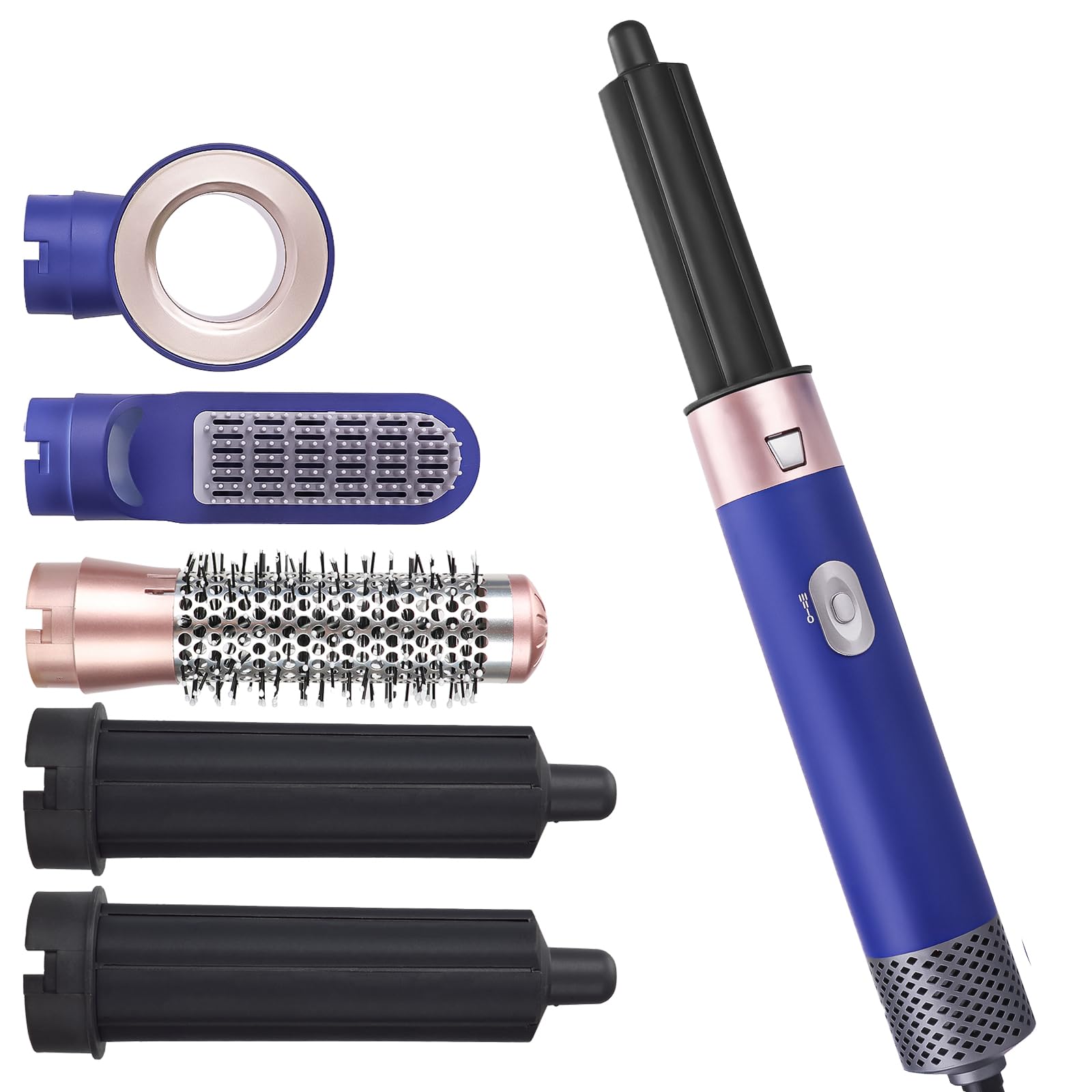Professional Hot Air Brush Set with 5 Functions for Fast Hair Styling