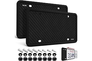 Aujen Silicone License Plate Frames: The Epitome of Protection and Style for...