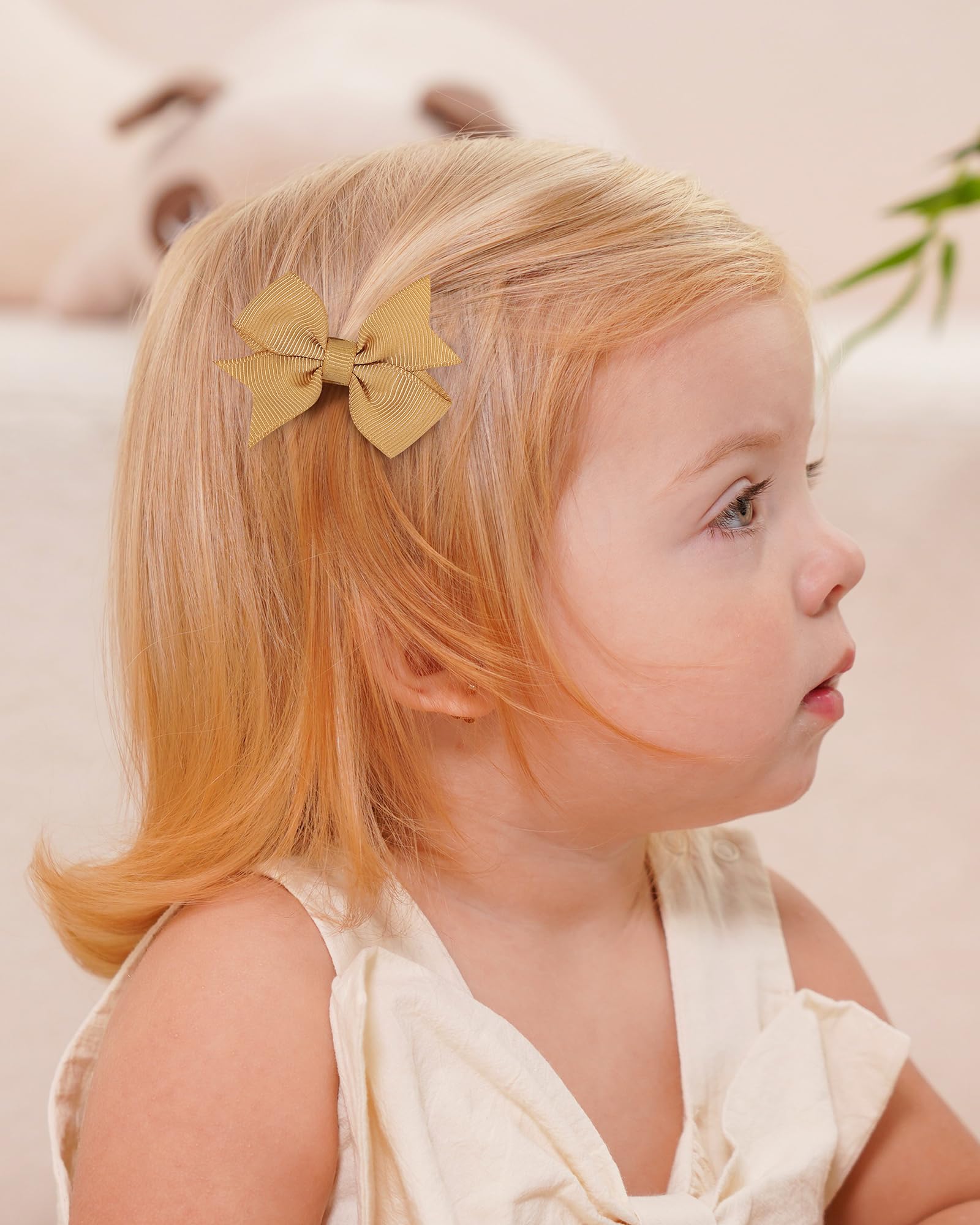 50 Pièces 2 pouces Barrettes cheveux filles Arcs Entièrement Doublé Grosgrain Boutique Ruban Solide Mini Arcs Accessoire Cheveux Fille pour Enfant Tout-Petits