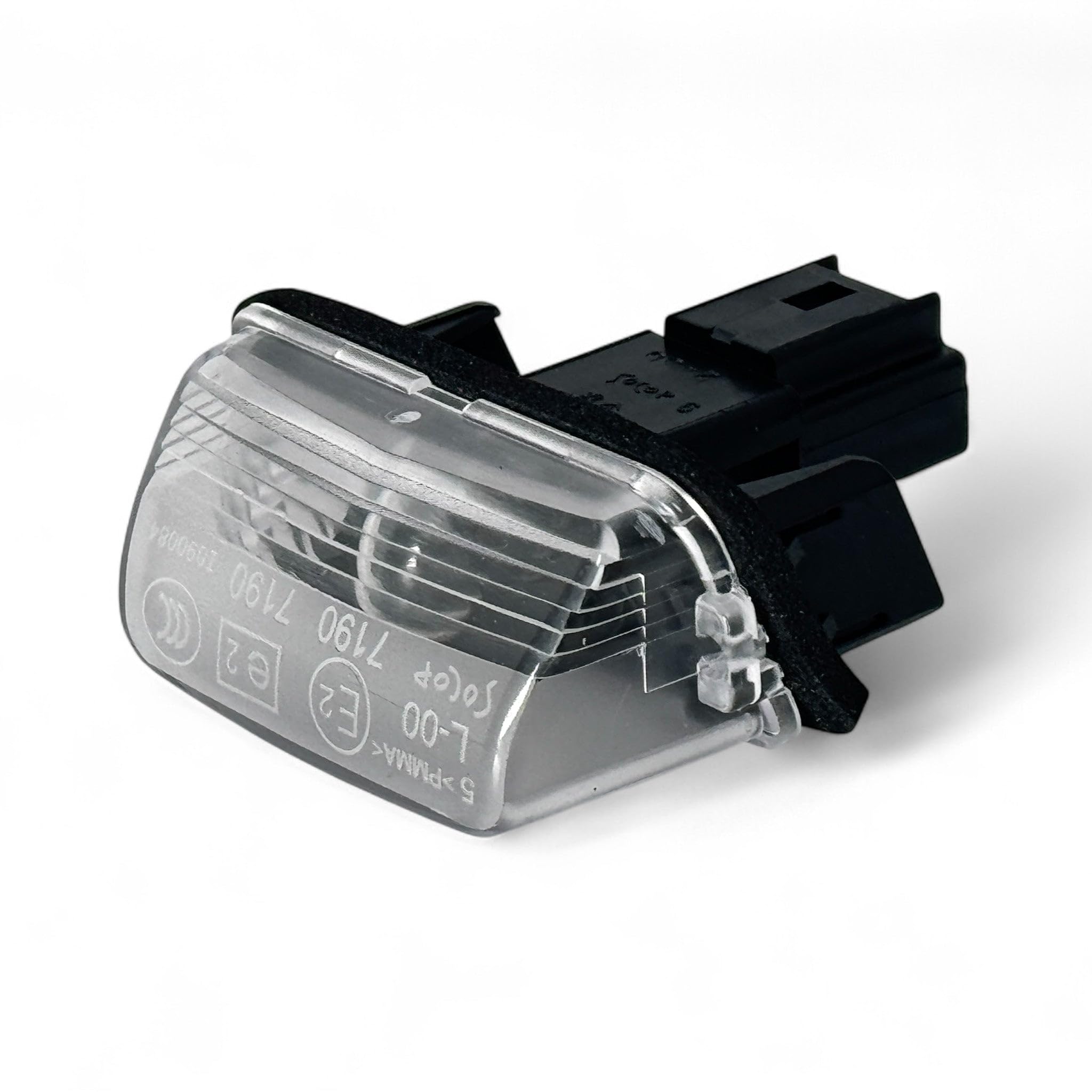 Lot de 2 Eclairages de Plaque Immatriculation Feux de plaque avec ampoule pour BERLINGO, C3, C4, C5, DS4, SAXO, XSARA, 206, 207, 306, 307, 308, 406, 407, 5008 et PARTNER - OEM 6340A3 6340.A3