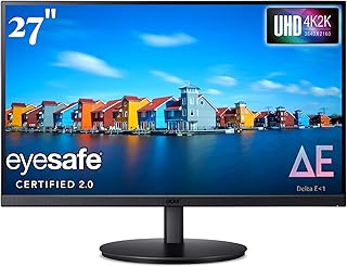 acer CB272K 27 Inch UHD 4K 3840 X 2160 Pixels IPS Backlit LED LCD Monitor I HDR 10, Delta E<1, 350 Nits, 99% sRGB I Height Adjustable, Tilt & Pivot I 2 x HDMI, 1 x DP, Eye Safe Certified I Speakers