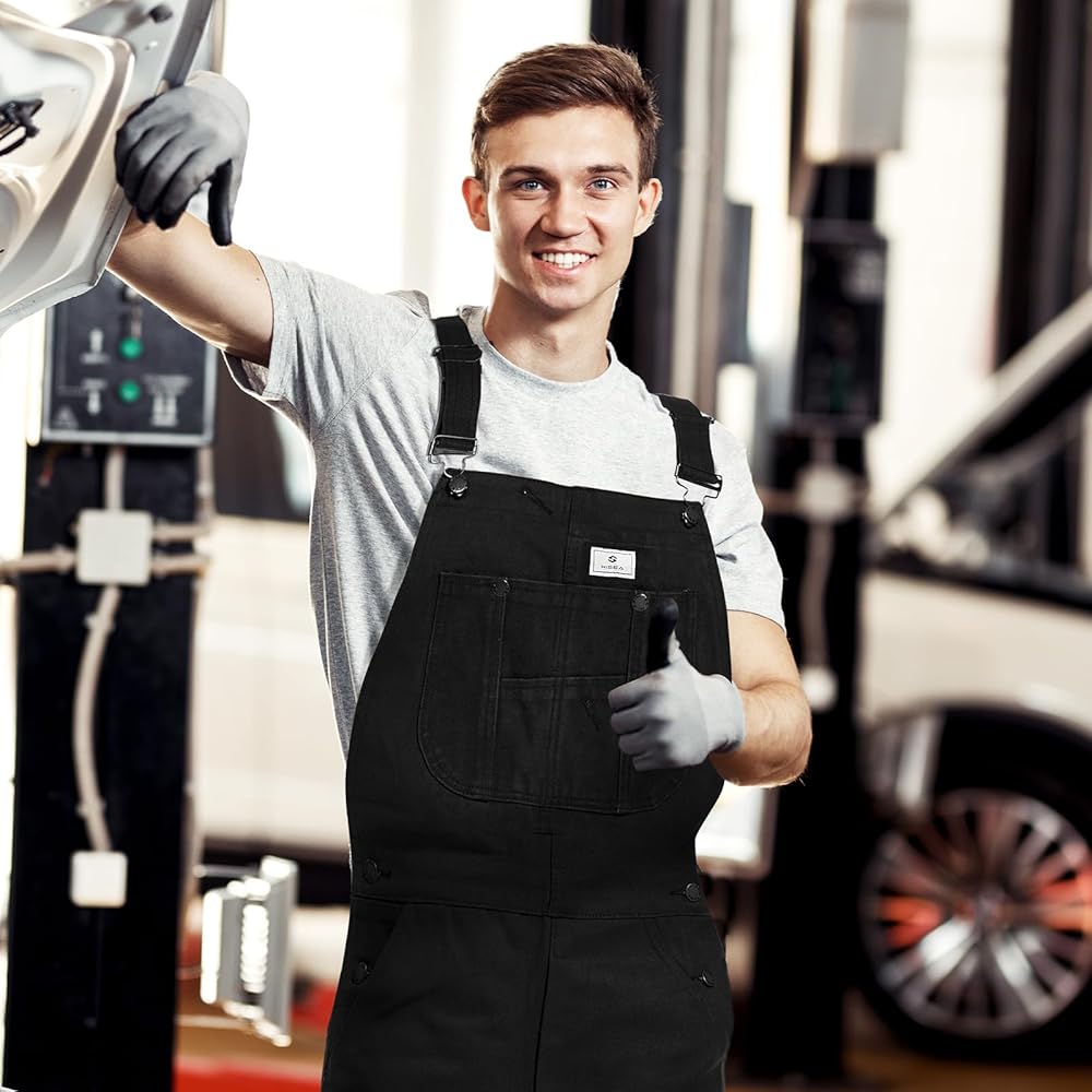 Amazon.com: HISEA Men's Relaxed Fit Duck Bib Overall with