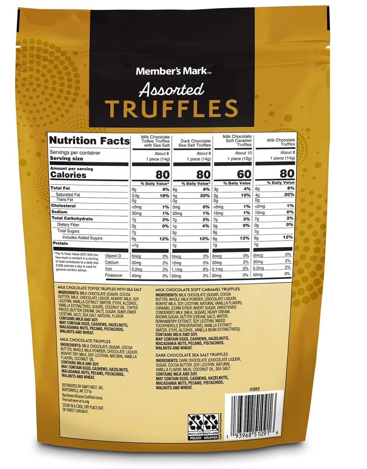 MMark Assorted Chocolate Truffles, 16.5 oz.