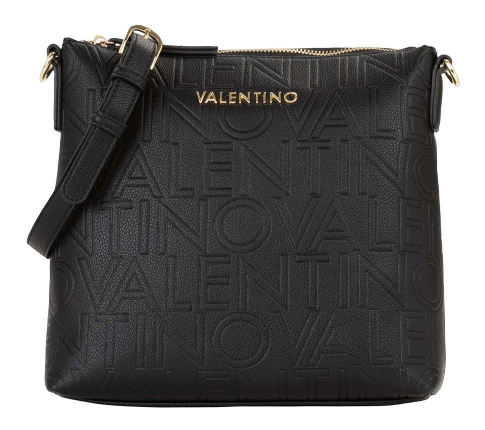 VALENTINO, Pansy (VBS8PG40T) Boron SUP Mat Plastic Cross Bag Nero (Donna), Nero, Clasico
