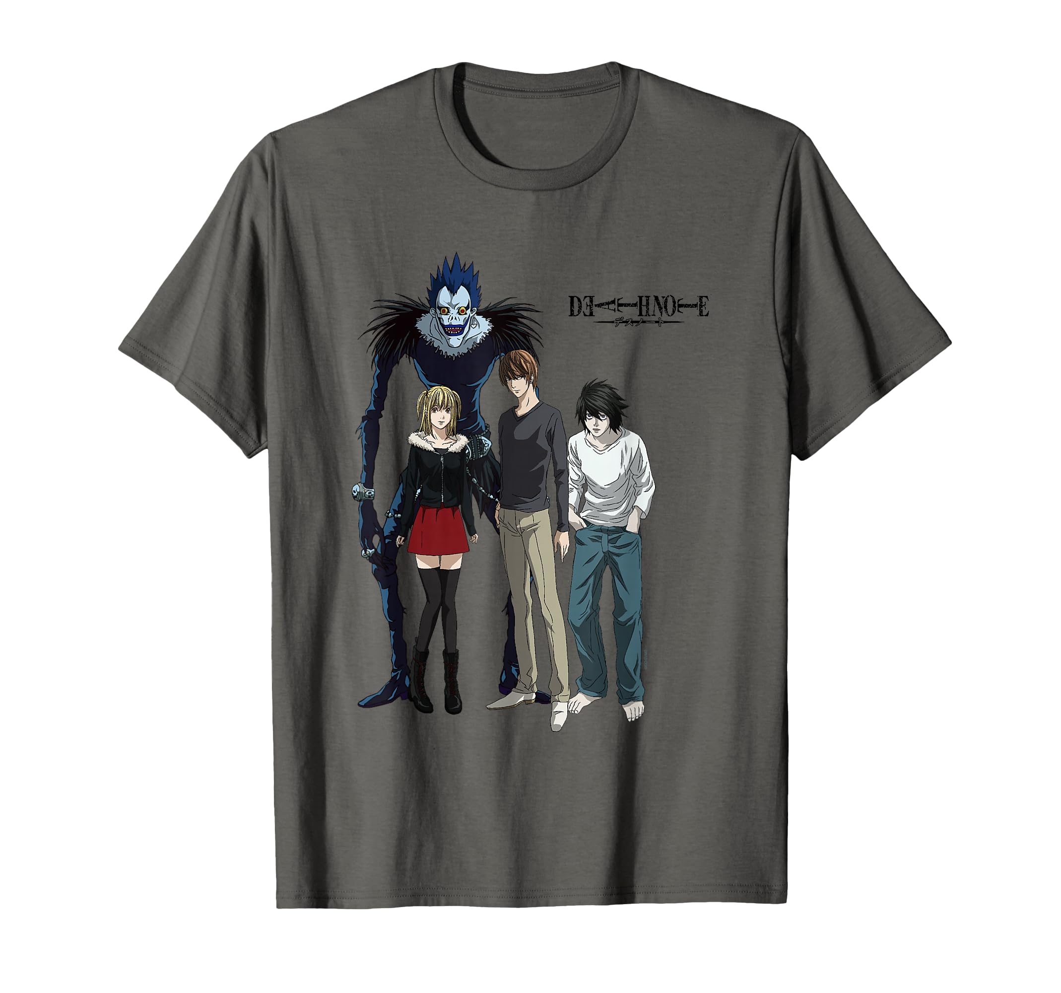 Main Characters Posing with Logo Anime T-Shirt
