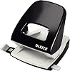Leitz Hole Punch, 30 Sheets, Guide Bar with Format Markings, Metal, NeXXt Range, 50080095 - Black