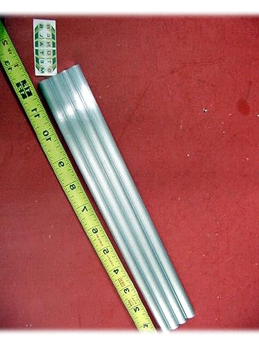 KolotovichTool 4 piezas de 716 pulgadas 6061 T651 de aluminio sólido redondo de 12 pulgadas de corte largo nuevo .44 pulgadas OD Industrial Metal