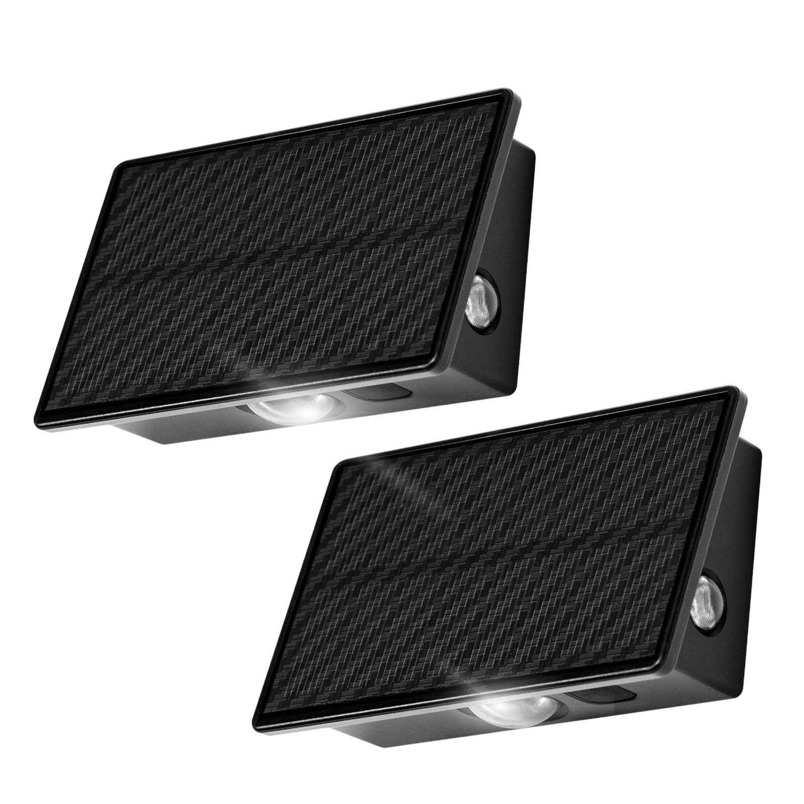 VANMOO 2 Pack Solar Fence Lights Outdoor Garden,Solar Step Lights Outdoor IP65 Waterproof,5 Mode Lighting for Garden,Fence,Yard,Pathway,Stair,Deck,Patio,Decoration
