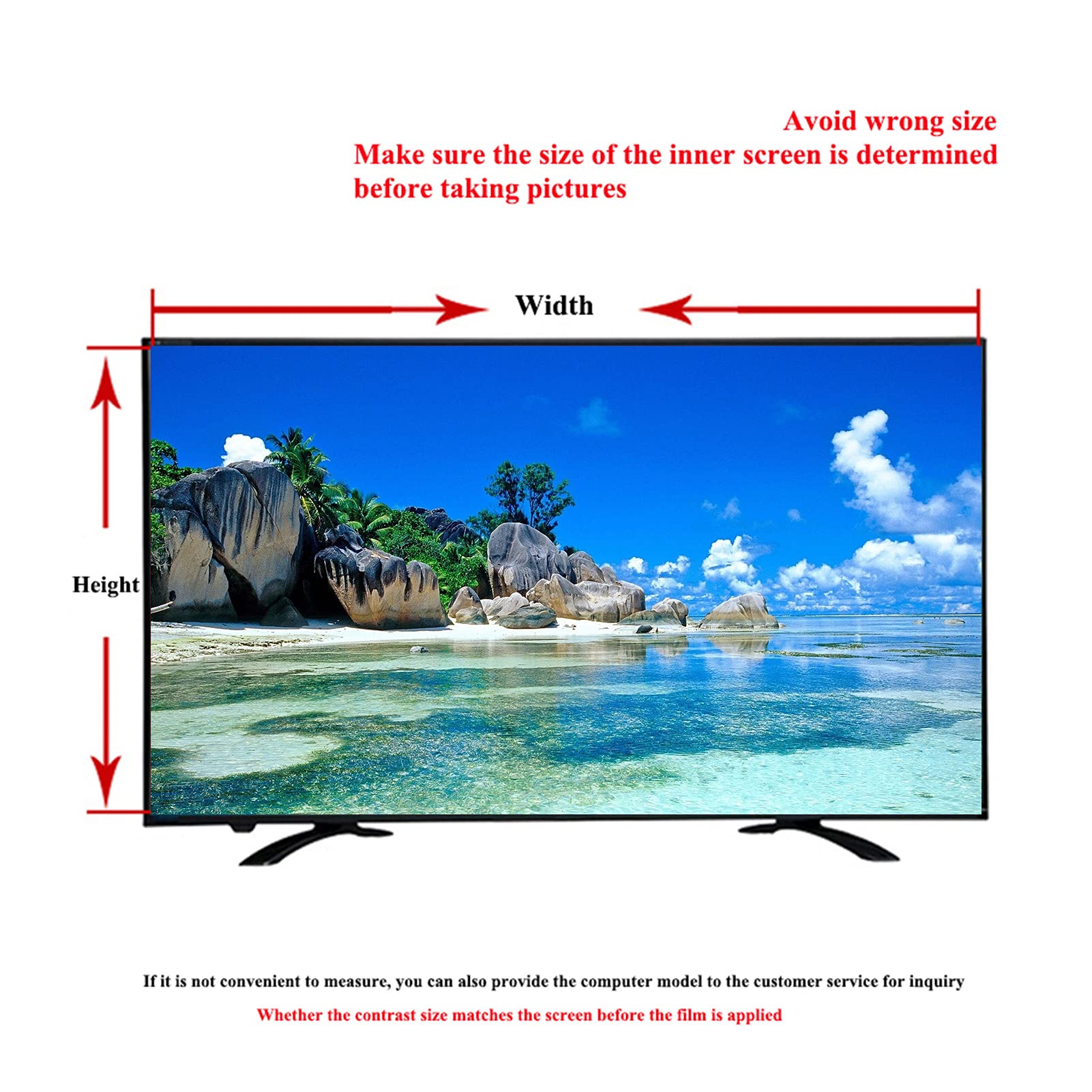 32-75 Zoll Anti-Blaulicht-TV-Bildschirmschutz, Anti-Baby-Myopie Augenschutz Ultraklarer Filterfilm Matte Folie FüR Den Kratzfesten Bildschirm FüR LCD-LED-OLED,40in(886×498mm)