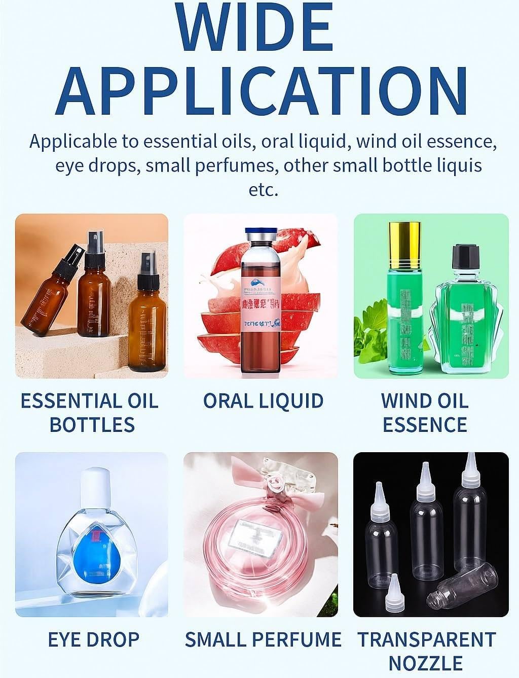 Mała Maszyna Do Napełniania Butelek, Napełniarka Do Butelek 1-30 Ml Z Cyfrowym Panelem Dotykowym, Maksymalny Przepływ: 140 Ml/Min, Do Olejków Eterycznych, Kropli Do Oczu, Perfum Max100ML
