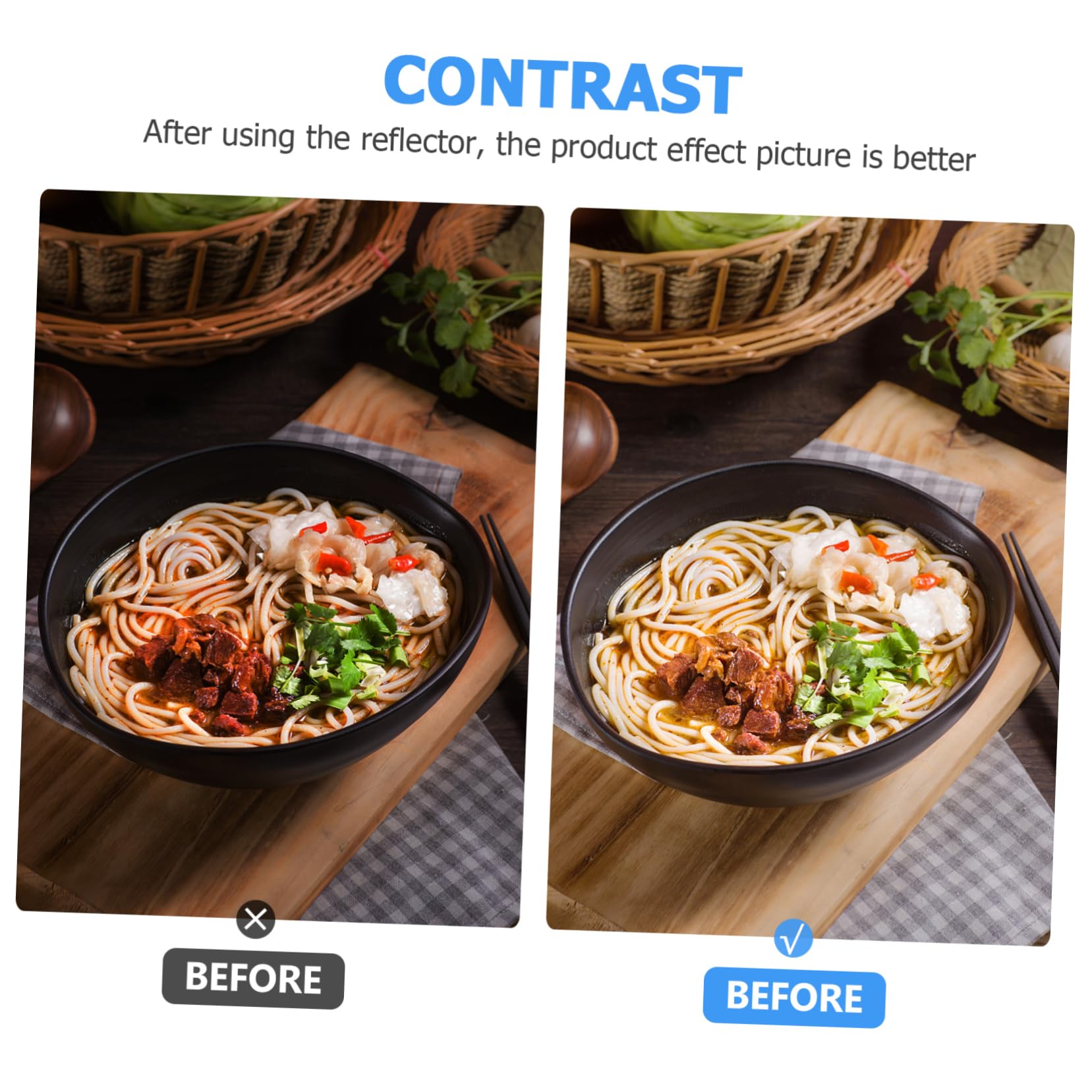 DIYEAH Portable a Light Reflector Folding Reflective Board Reflective Colors Photography Tool for Jewelry Cosmetics