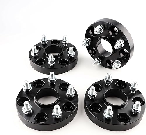 4 separadores centrados de rueda de 1 pulgada, 5x4.5  5x114.3 (perno de 12 x 1.5 y diámetro de 60.1 mm) compatibles con Lexus Toyota Tacoma 2WD