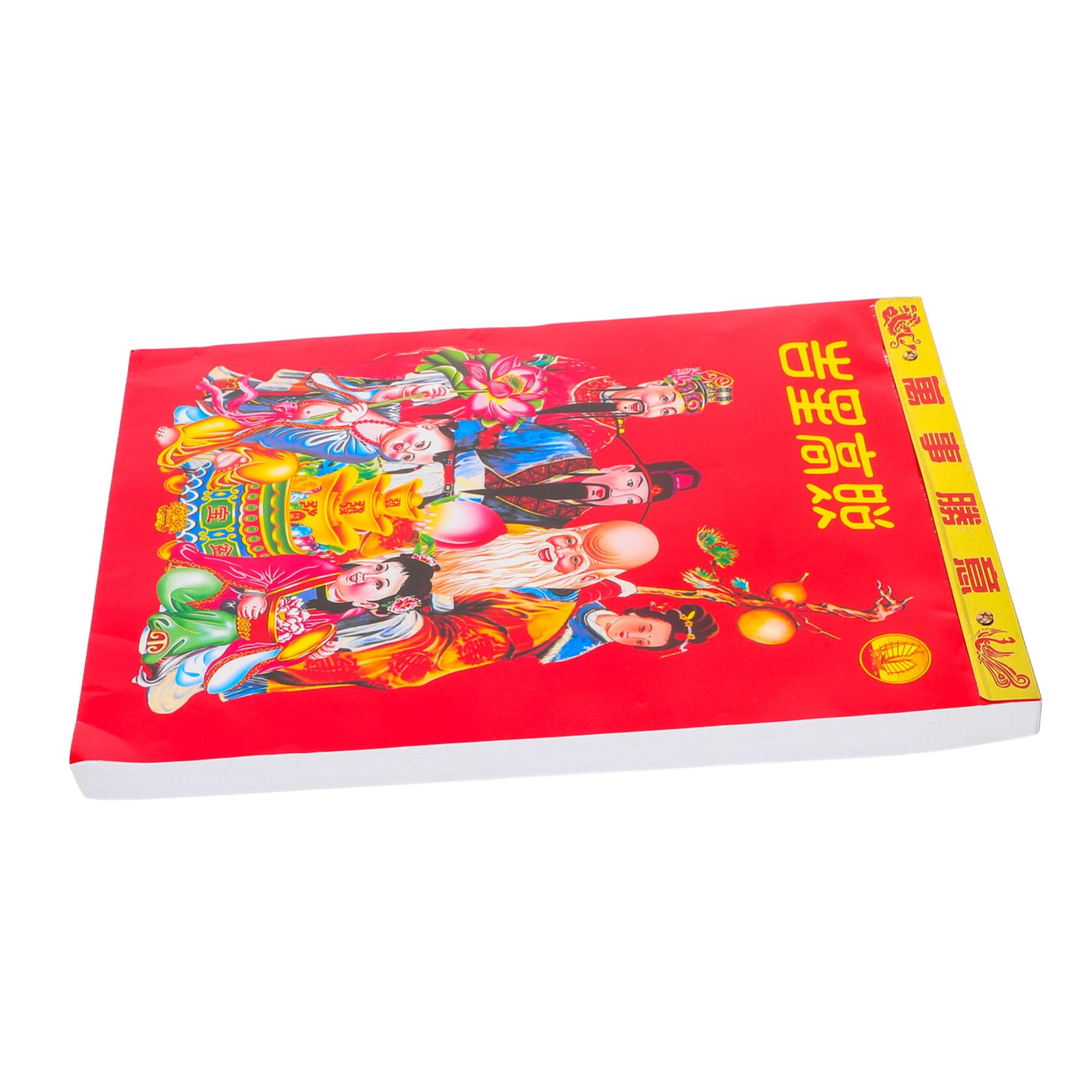 DOITOOL Calendario Chino Antiguo de Pared Diseño Desprendible Diario de Año del Caballo Calendario Lunar Decoración Feng Shui de Hogar y Oficina