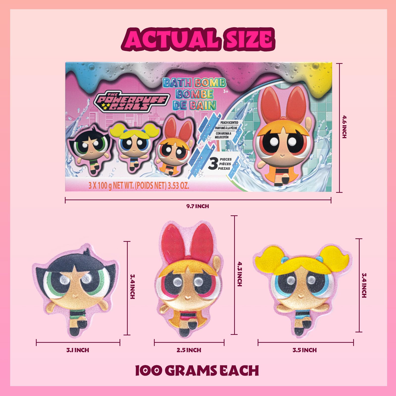 Lot De Figurines Powerpuff Girls - Belle, Bulle, Rebelle - Spin Master