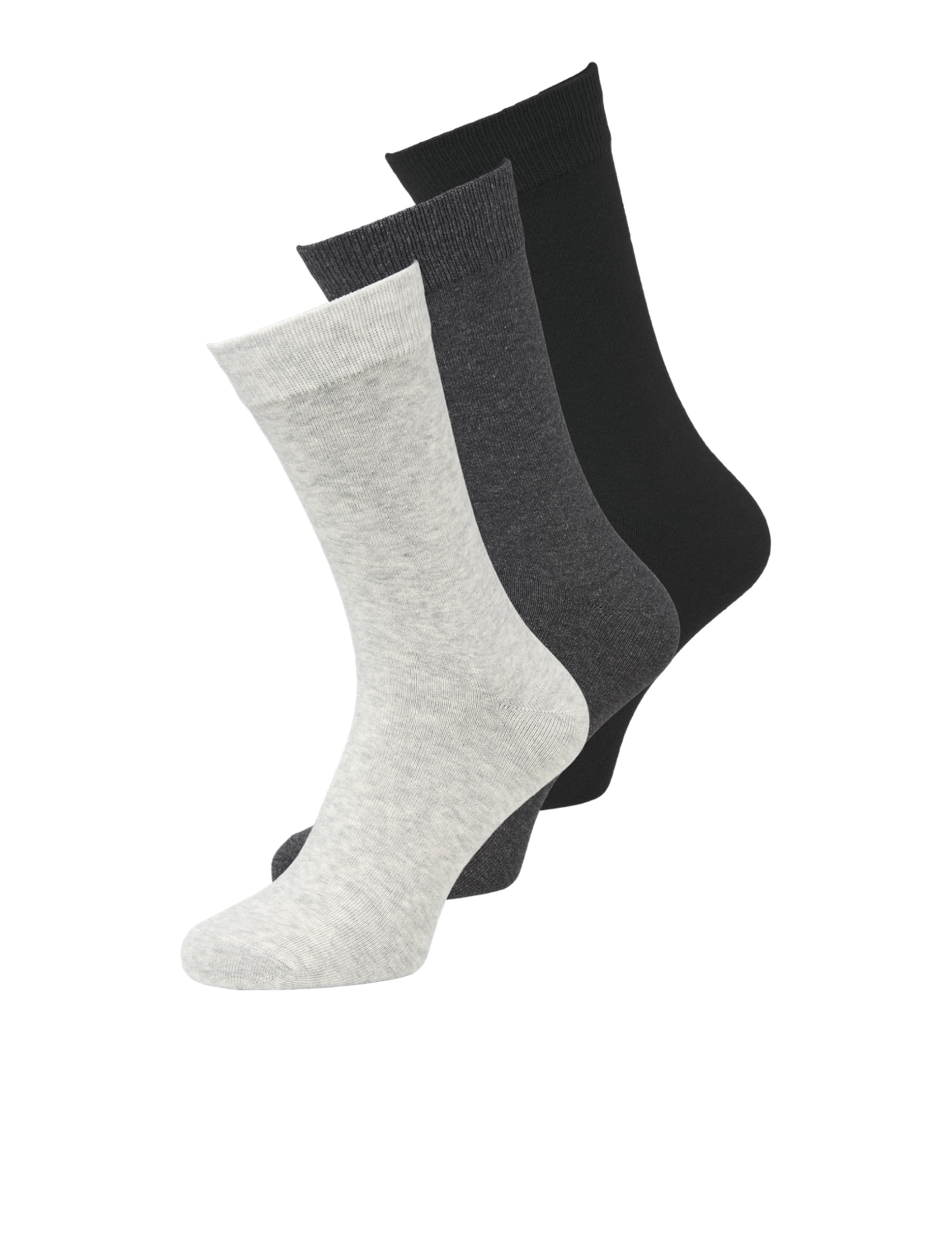Jack & Jones Men's Noir Football Socks Rafael (X3)