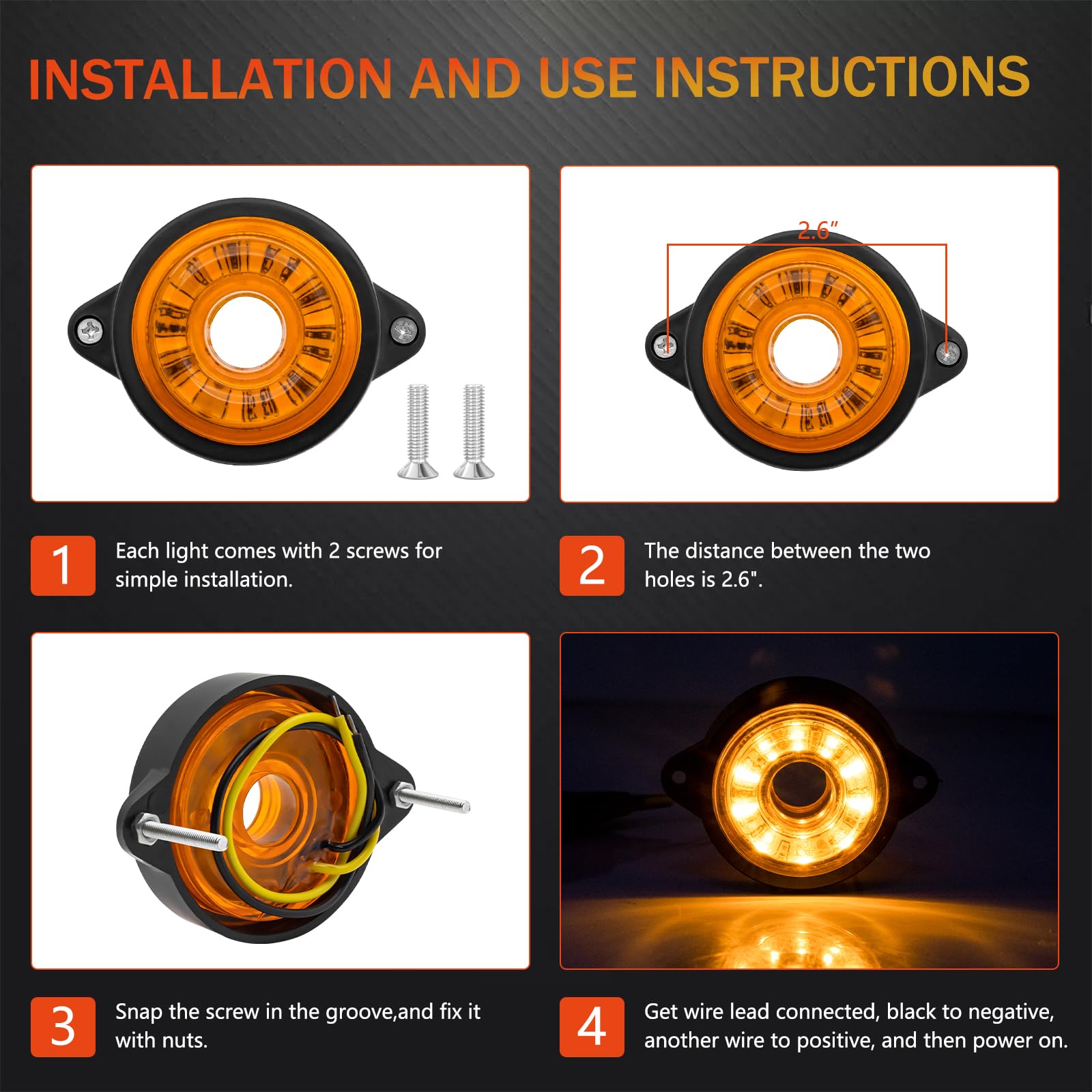 Amazon.co.jp: X-STYLE サイドマーカー LED 12V 24V シーケンシャル