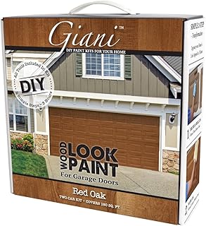Wood Look Paint Kit for Garage Doors (Red Oak)