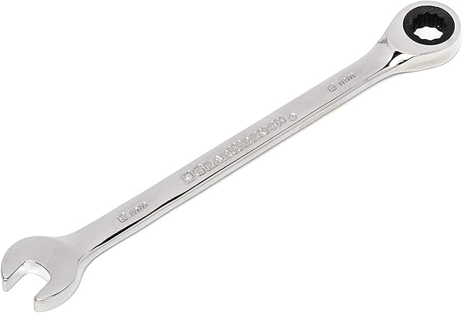 TEKTON 12-Kant Ratschenringschlüssel 19mm - Mit Festem & Flexiblem Kopf