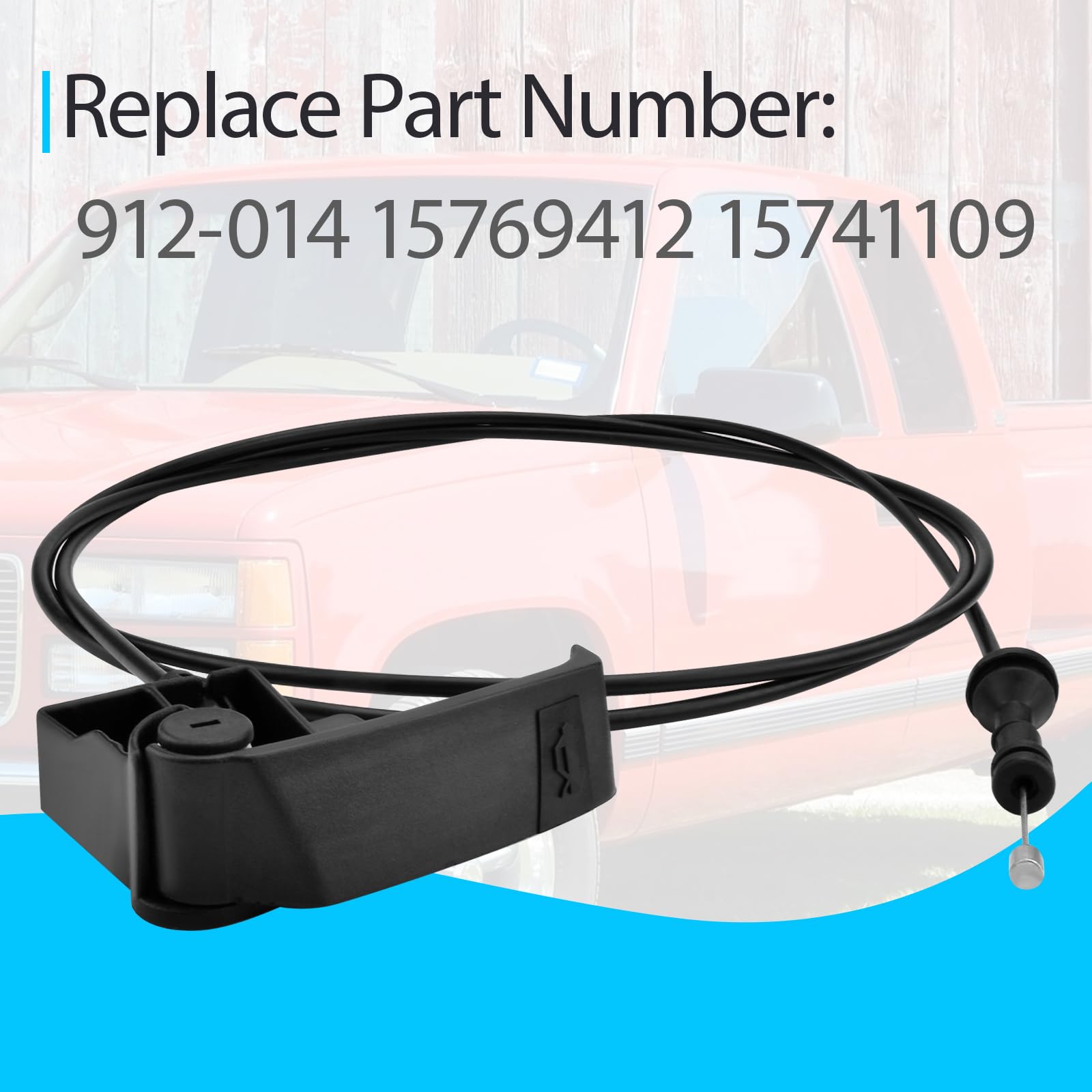 Câble De Libération De Capot Pour Chevrolet Silverado / GMC Sierra 2007-2014 – Remplacement Référence 20968782 - 4
