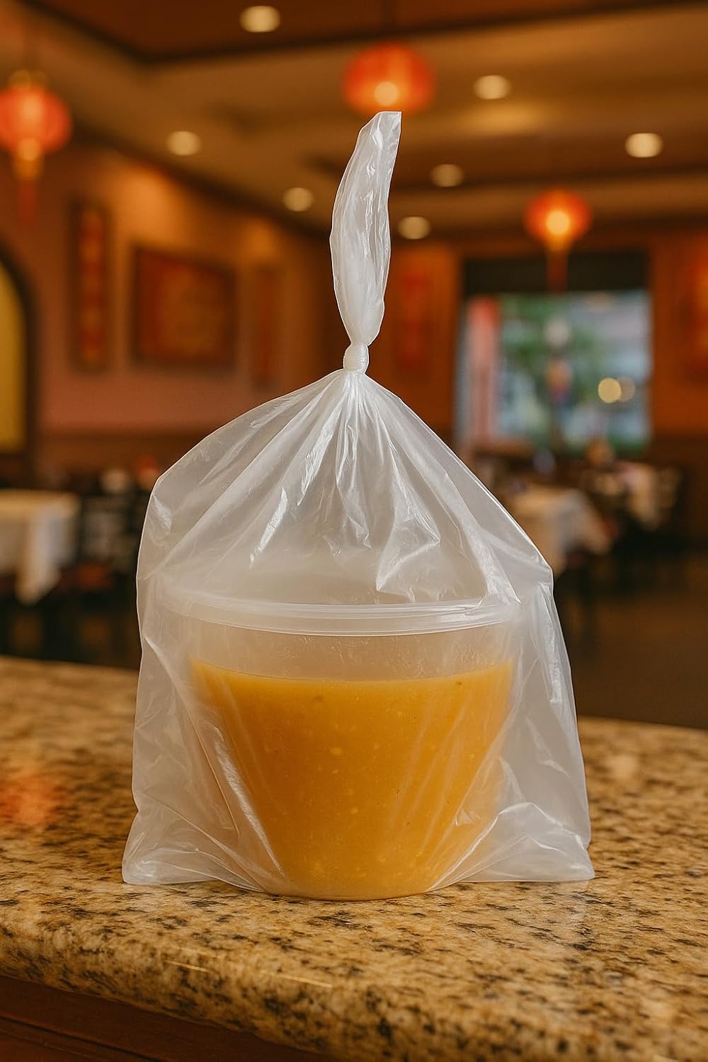 1000 Count LDPE Clear Poly Bags - Food Storage, Food Prep Bags 6"x3"x15"