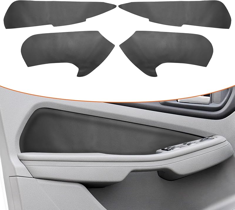 Capa de Revestimento do Painel de Porta RUIANTE para Ford Focus 2009–2014, Preta – 4 unidades
