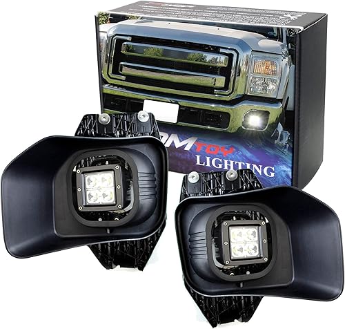 Luces LED antiniebla iJDMTOY de alta potencia para Ford F-250 F-350 F-450, alto rendimiento
