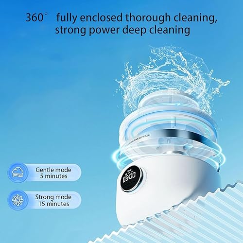 Miniatura 2 de Lavadora de ropa interior, mini lavadora portátil, lavadora en miniatura recargable inalámbrica, para el hogar, apartamento, viajes, camping (2)