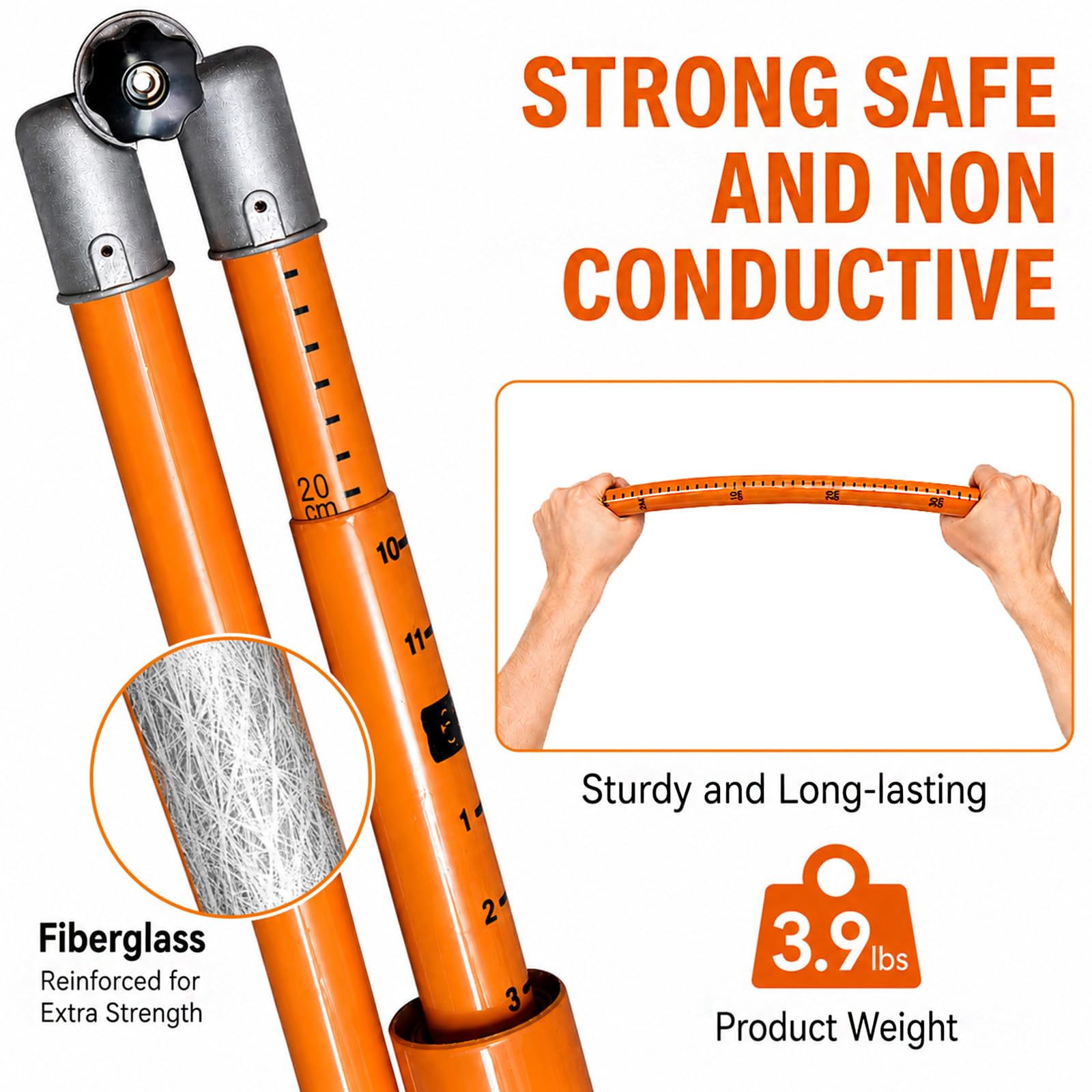 Truck Height Stick - 15FT Load Measurement -4