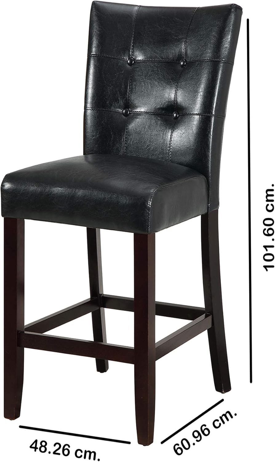 Poundex Living Room Chairs, Black