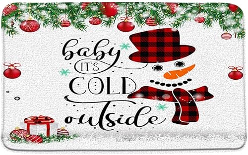 Miniatura 9 de Juego de 3 tapetes de baño con diseño de árbol de Navidad, diseño de árbol de Navidad, caja de regalo, diseño de árbol de Navidad, diseño de ramas