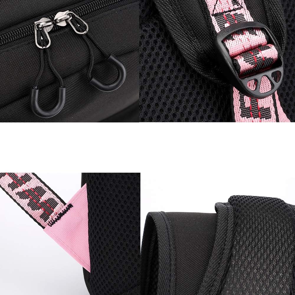 Kpop Backpack Lisa Rose JISOO Jennie Color Photo Computer FashionTravel Business Work Backpack Whit USB Port (Black 4)