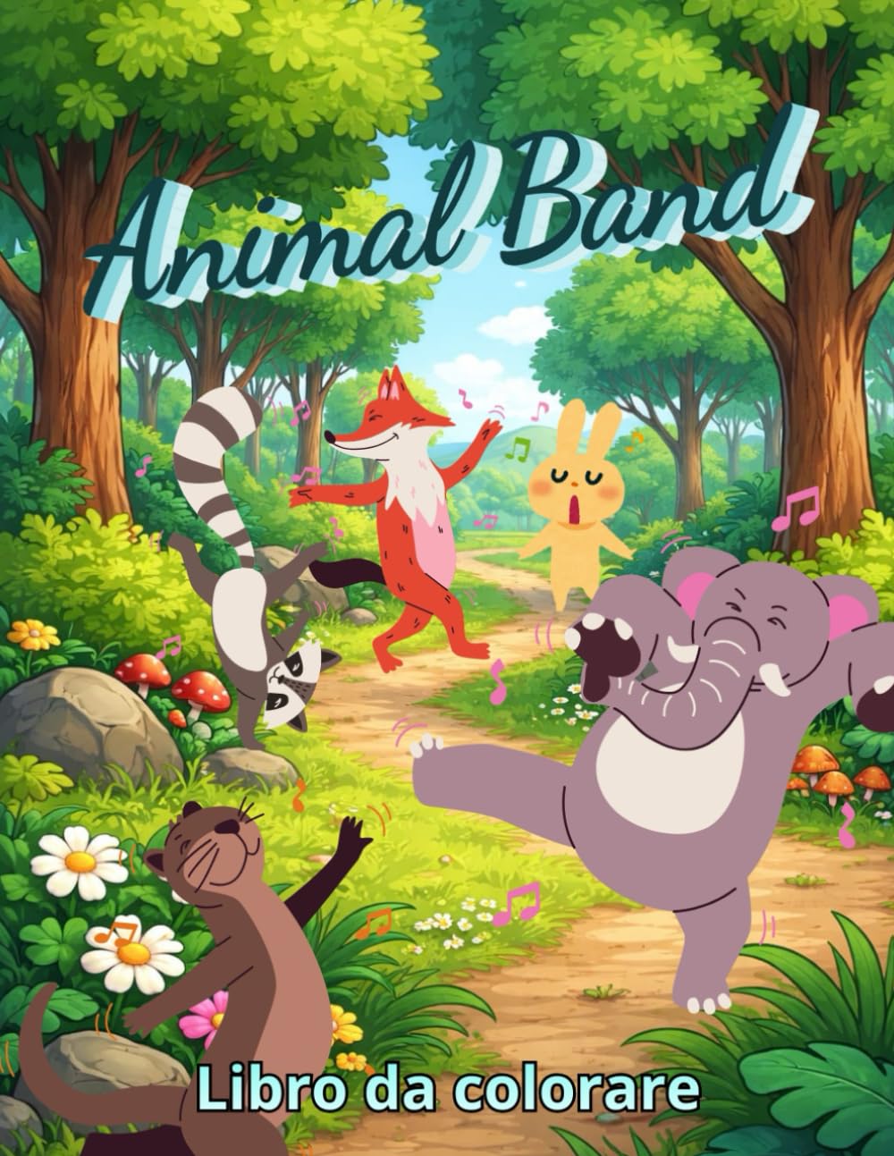 Animal Band: libro da colorare