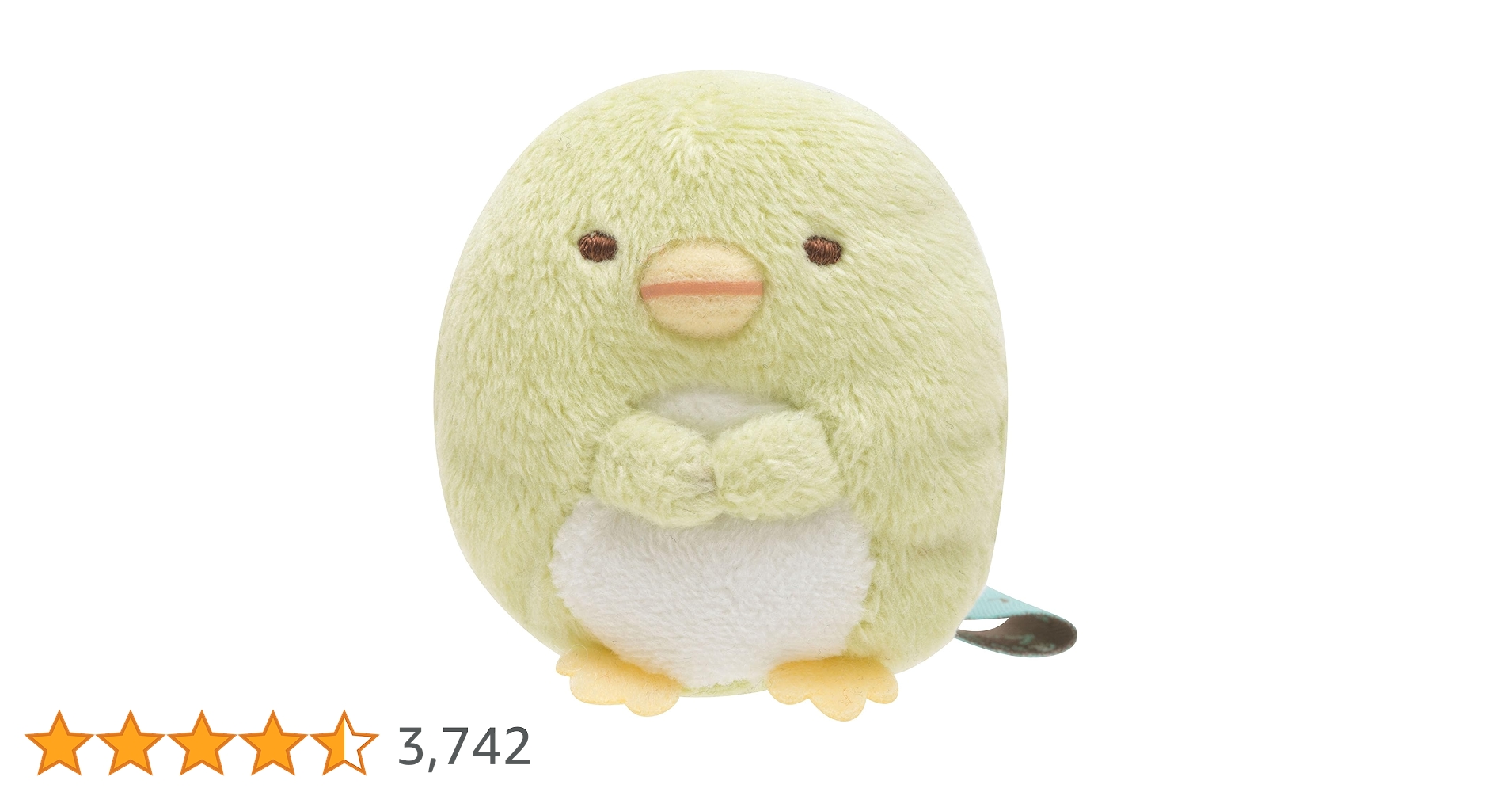 すみっコぐらし　てのり　ぶらさげ　ぬいぐるみ　ぺんぎん？ San-X すみっコぐらし ぺんぎんラグーンテーマ てのりぬいぐるみ