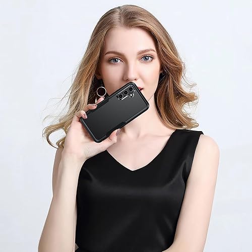 Miniatura 6 de Oneagle Funda para Samsung Galaxy A15 5G, doble capa Galaxy A15 5G con 1 protector de pantalla de vidrio templado, protección militar de 15 pies,