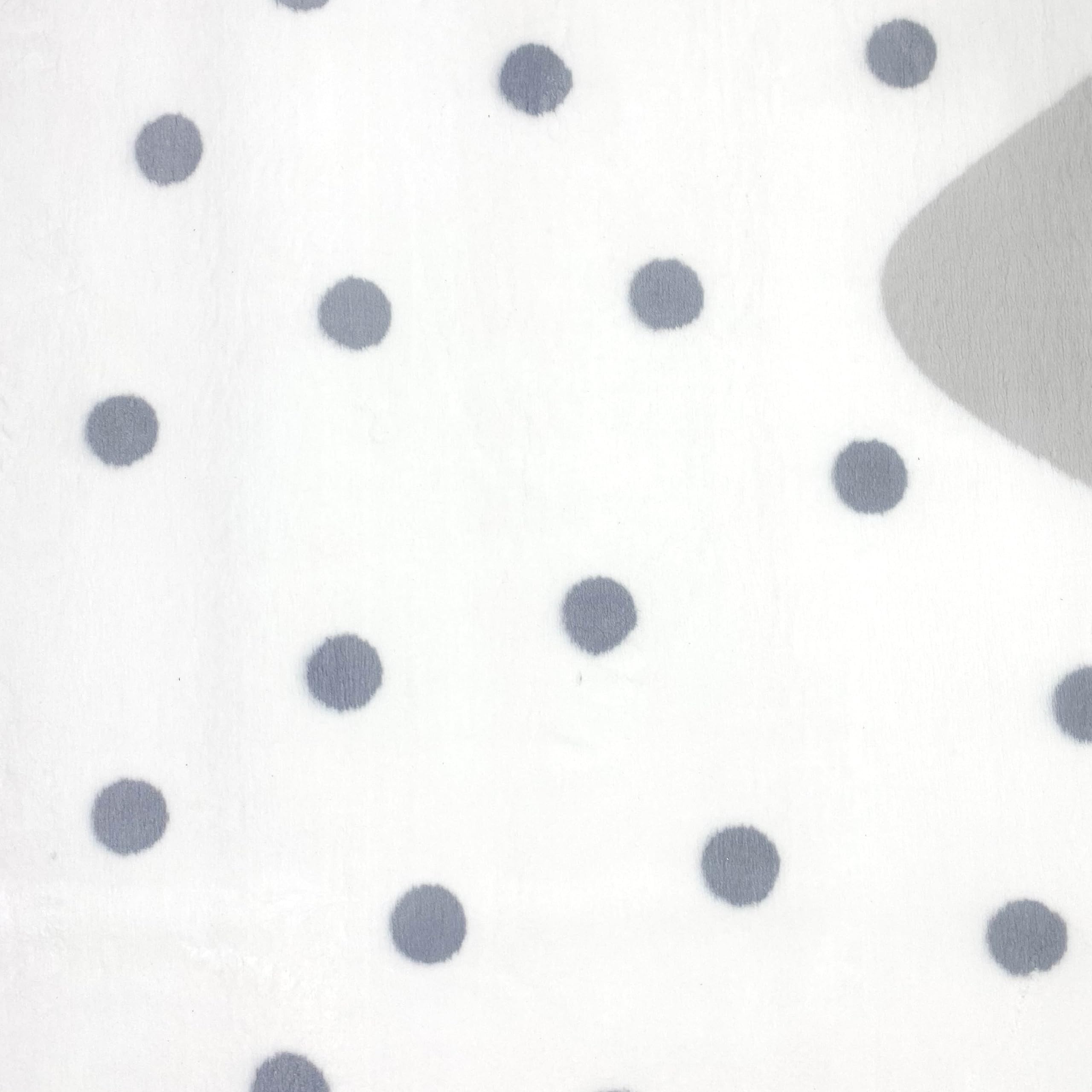 Teppich-Traum Kinderteppich Mädchen-Teppich Herzen Punkten weich pflegeleicht in Creme, grau 120 x 170 cm