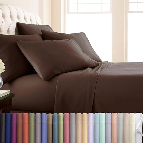 Miniatura 39 de Southshore Fine Living, Inc. Colección premium, juego de sábanas de 6 piezas tamaño Queen con bolsillo profundo y sábana bajera de bolsillo profundo