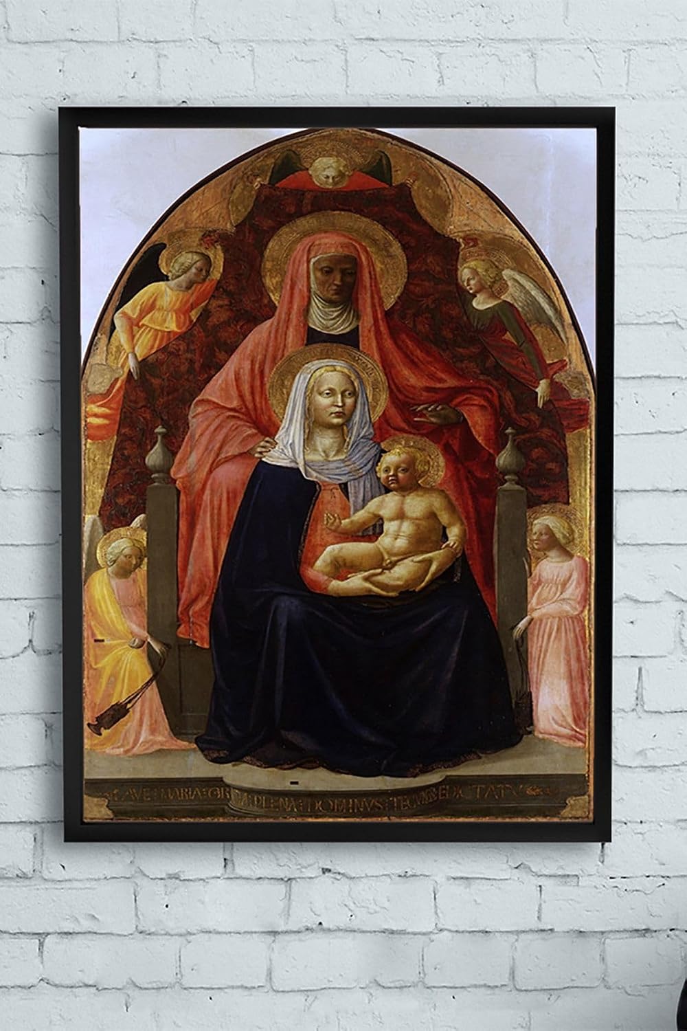 Postermanya (pster10665) Dini Görsel Çerçeveli Tablo 2 (40x50cm)