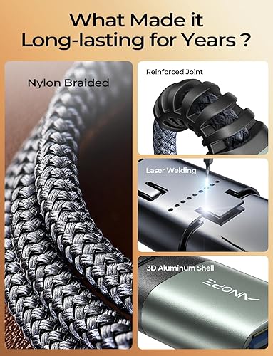 Miniatura 8 de AINOPE - Cable de extensión USB 3.0 de 10pies tipo A, macho a hembra. Cable de extensión de alta transferencia de datos, compatible con cámara web,