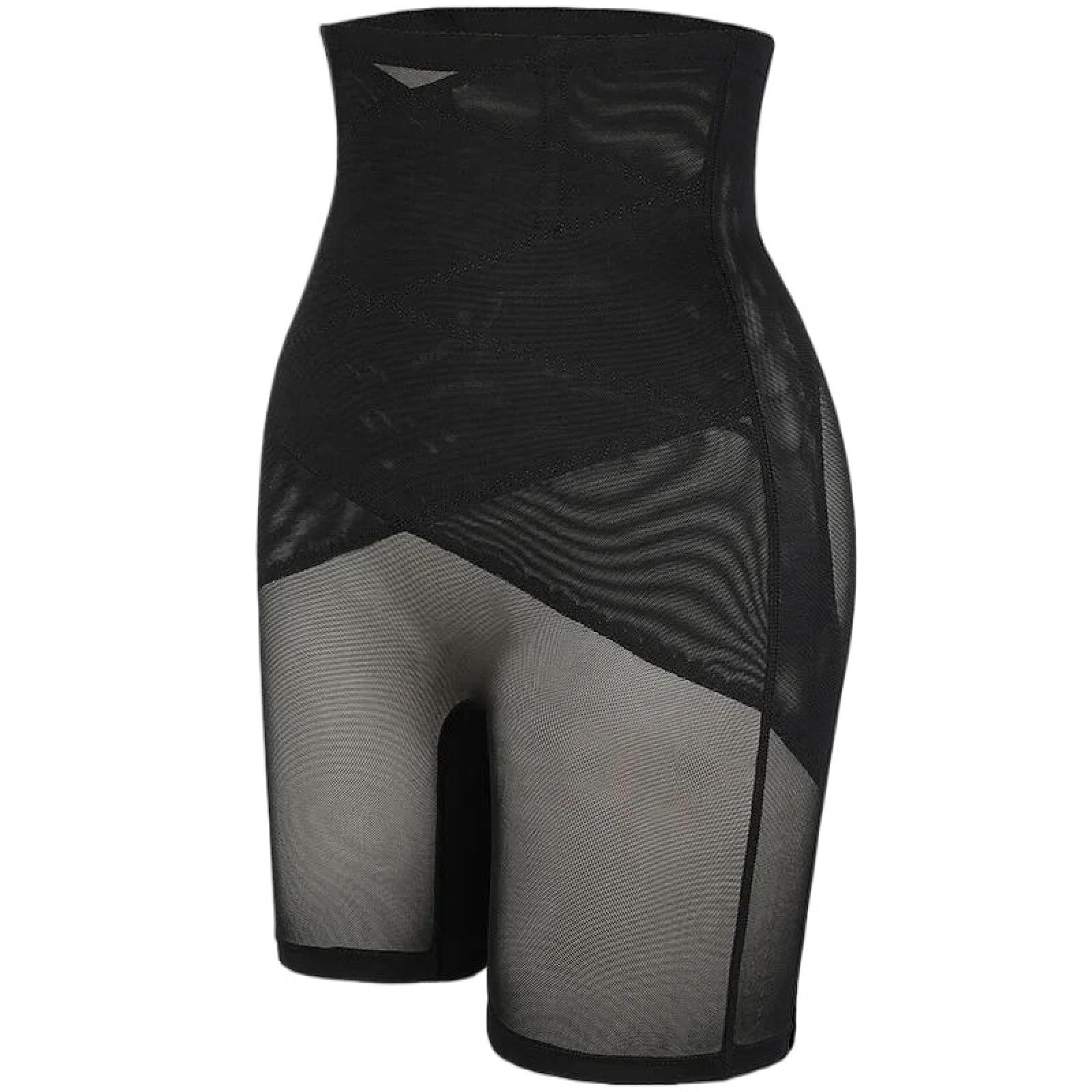 ISCBAFYX Shapewear podnośnika tyłek dla kobiet - Czarna siatka z wysokiej talii poporodowa Karki Karki, majtki, bezszwowe skórki na pokaże