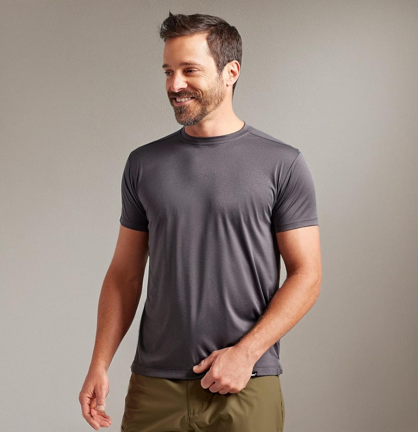 TRUEWERK B1 Sun Short Sleeve Tee for Men, Sun Protection Shirts, Moisture Wicking, UPF +50 Thermo Regulating Shirt - Image 7