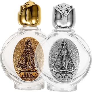 2pcs Glass Holy Water Bottle Decorative Bottle Reusable Empty Fillable | Glass, Festival and New Year Use, Suitable for Wedding Baptism Decorations, Compact Decorative Accent for Gifting and Display